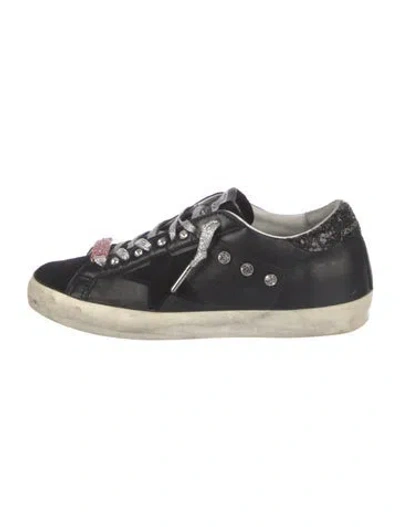Pre-owned Golden Goose Super-star Sneakers In Black