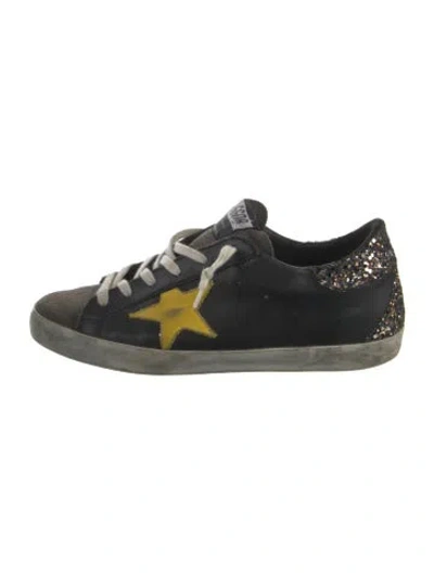 Pre-owned Golden Goose Superstar Sneakers In Black
