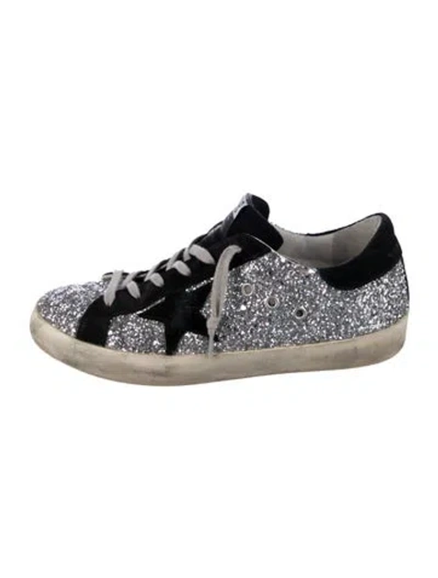 Pre-owned Golden Goose Super-star Sneakers In Black