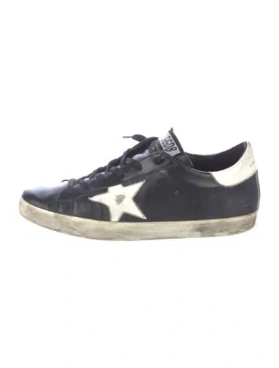 Pre-owned Golden Goose Super-star Sneakers In Black