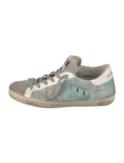 Pre-owned Golden Goose Superstar Sneakers In Blue