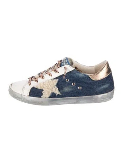 Pre-owned Golden Goose Superstar Sneakers In Blue
