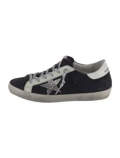 Pre-owned Golden Goose Super-star Sneakers In Blue