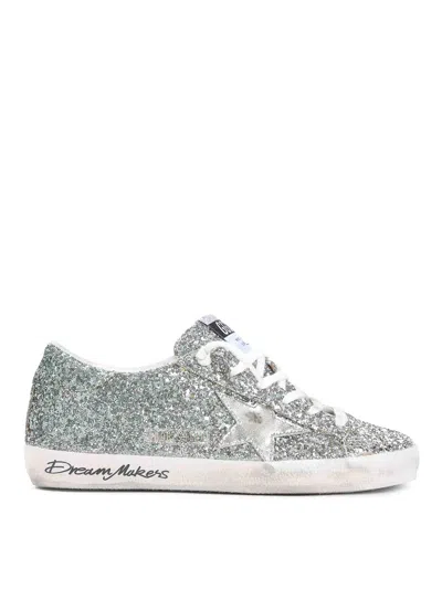 Golden Goose Superstar Sneakers In Silver