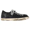 Golden Goose Superstar Sneakers In Black Leather