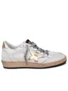 Golden Goose Deluxe Brand Women Ball Star Leather Sneakers With Logo On The Side In White