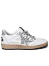 Golden Goose 20mm Ball Star Nappa Leather Sneakers In White