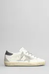 Golden Goose Superstar Sneakers In White Leather In White