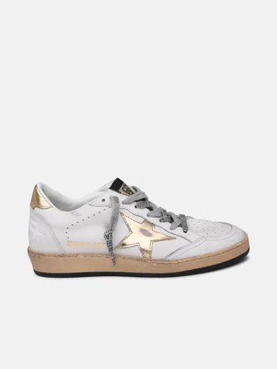 Golden Goose Superstar Sneakers In White Leather