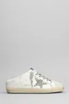 GOLDEN GOOSE GOLDEN GOOSE SUPERSTAR SNEAKERS IN WHITE SUEDE AND LEATHER