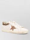 Golden Goose Super Star Calf Hair And Suede-trimmed Distressed Leather Sneakers In Multi