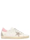 Golden Goose Leather Upper Sneakers With Suede Star Patch In Neutral
