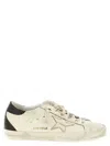 Golden Goose 20mm Super-star Leather Sneakers In Neutral