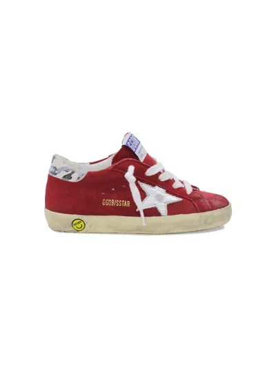Golden Goose Kids' Superstar Sneakers In Red