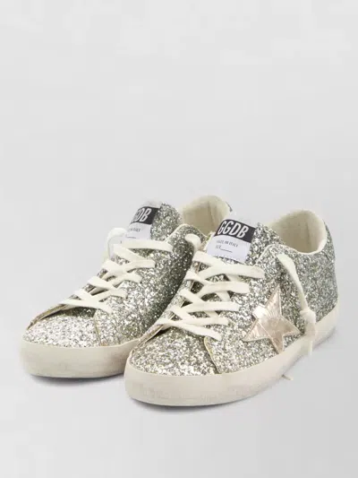 Golden Goose Superstar Sneakers Round Toe Signature Detail Rubber Sole In Multi