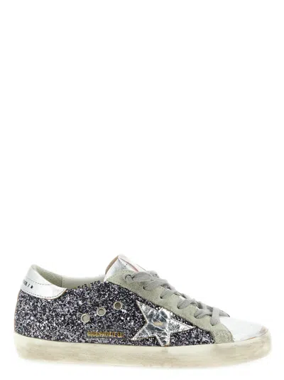 Golden Goose Superstar Sneakers Silver In Gray