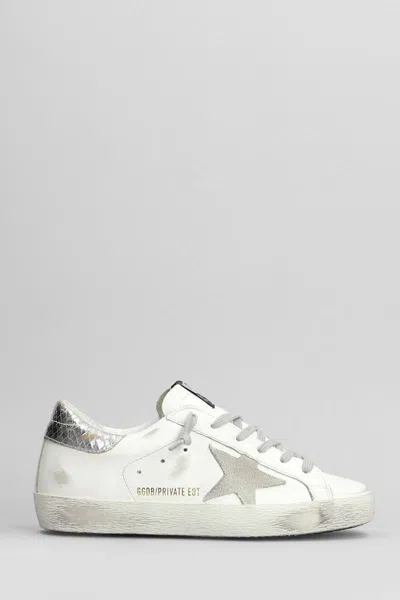 Golden Goose Superstar Sneakers In White