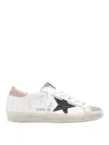 Golden Goose Superstar Leathere Upper Glitter Star Sneaker In Neutral