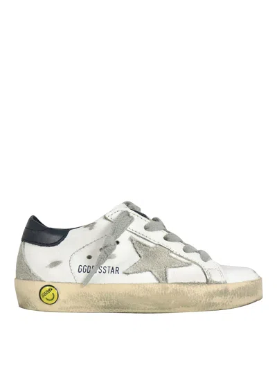 Golden Goose Kids' Superstar Sneakers In White