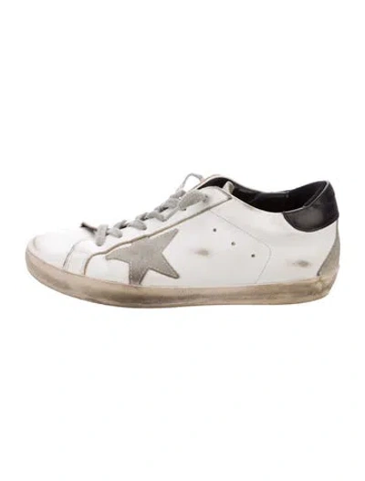 Pre-owned Golden Goose Superstar Sneakers In White