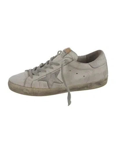 Pre-owned Golden Goose Superstar Sneakers In White