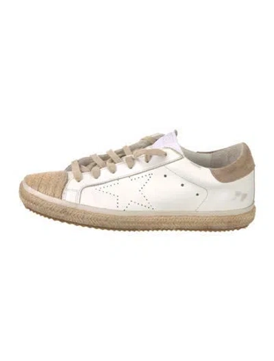 Pre-owned Golden Goose Super-star Sneakers In White
