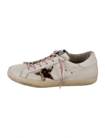 Pre-owned Golden Goose Superstar Sneakers In White