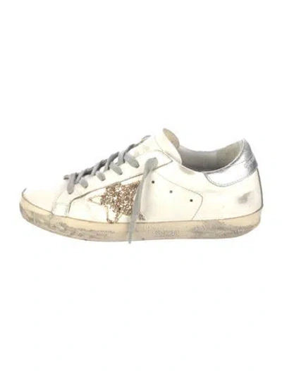 Pre-owned Golden Goose Super-star Sneakers In White