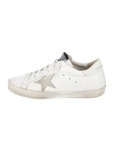 Pre-owned Golden Goose Superstar Sneakers In White
