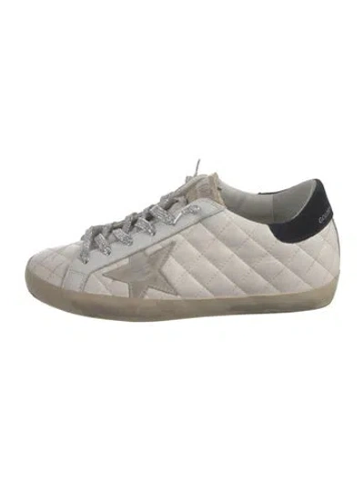 Pre-owned Golden Goose Superstar Sneakers In White