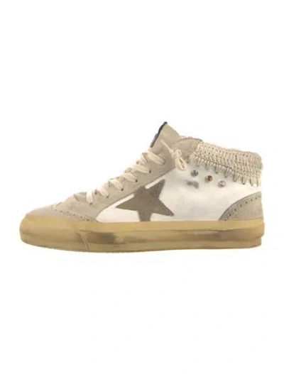 Pre-owned Golden Goose Superstar Sneakers In White