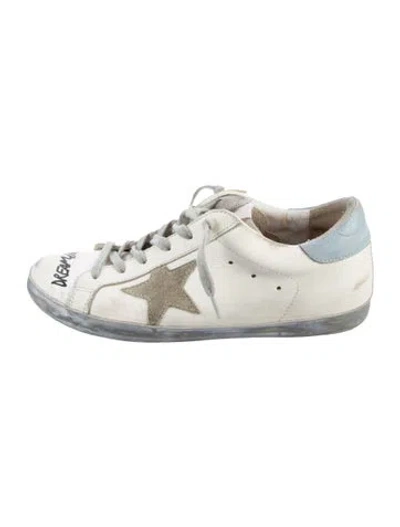 Pre-owned Golden Goose Superstar Sneakers In White