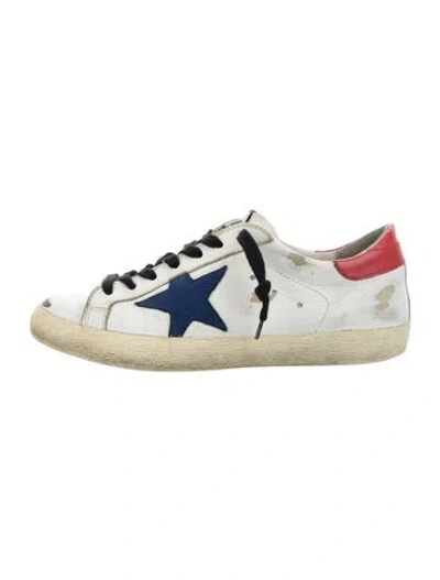 Pre-owned Golden Goose Super-star Sneakers In White
