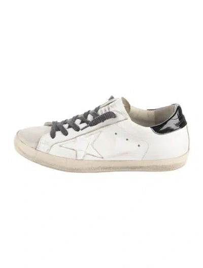 Pre-owned Golden Goose Superstar Sneakers In White