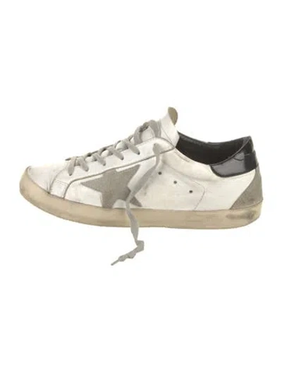 Pre-owned Golden Goose Superstar Sneakers In White