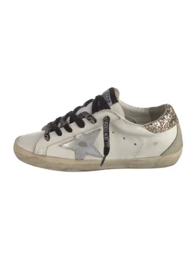Pre-owned Golden Goose Super-star Sneakers In White