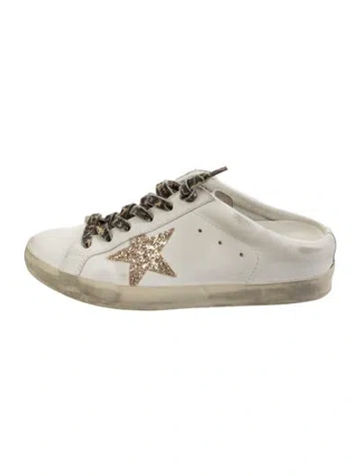 Pre-owned Golden Goose Super-star Sneakers In White
