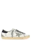 Golden Goose Distressed Star Rubber Sole Sneakers In White