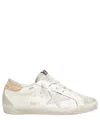 Golden Goose Super-star Distressed-effect Sneakers In White