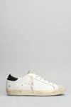Golden Goose Superstar Mixed Leather Low-top Sneakers In White