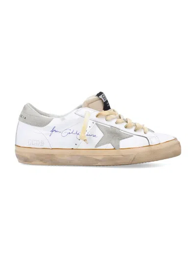 Golden Goose Superstar Sneakers In White Signature