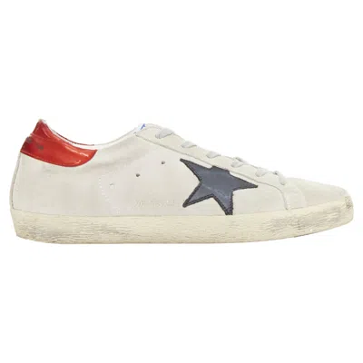 Golden Goose Superstar Suede Distressed Sneakers In Neutral