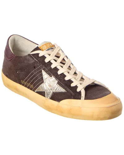 Golden Goose Superstar Suede Sneaker In Brown