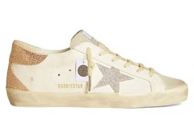 Pre-owned Golden Goose Superstar Swarovski (women's) Sneakers In White/ice/crystal