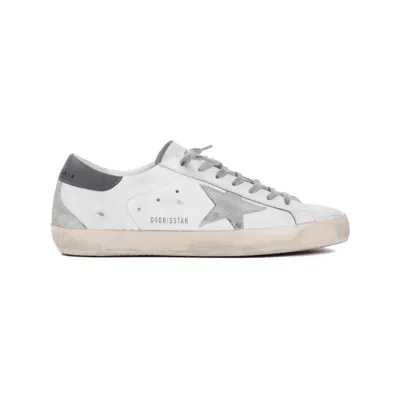 GOLDEN GOOSE SUPERSTAR WHITE ICE DARK GRAY COW LEATHER SNEAKERS