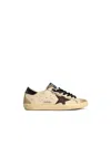 Golden Goose 'superstar' White Leather Sneakers Men In Brown