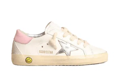 Pre-owned Golden Goose Superstar White Silver Pink (young) Sneakers In Gyf00102.f004662.11531