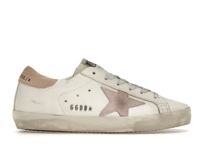Pre-owned Golden Goose Superstar White (women's) Sneakers In Optic White/antique Pink/nougat