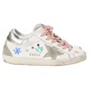 Golden Goose Superstar With Charms Low-top Sneakers In White Leather In White