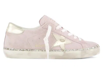 Pre-owned Golden Goose Superstar (women's) Sneakers In Pink/platinum